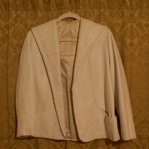 White Leather Jacket